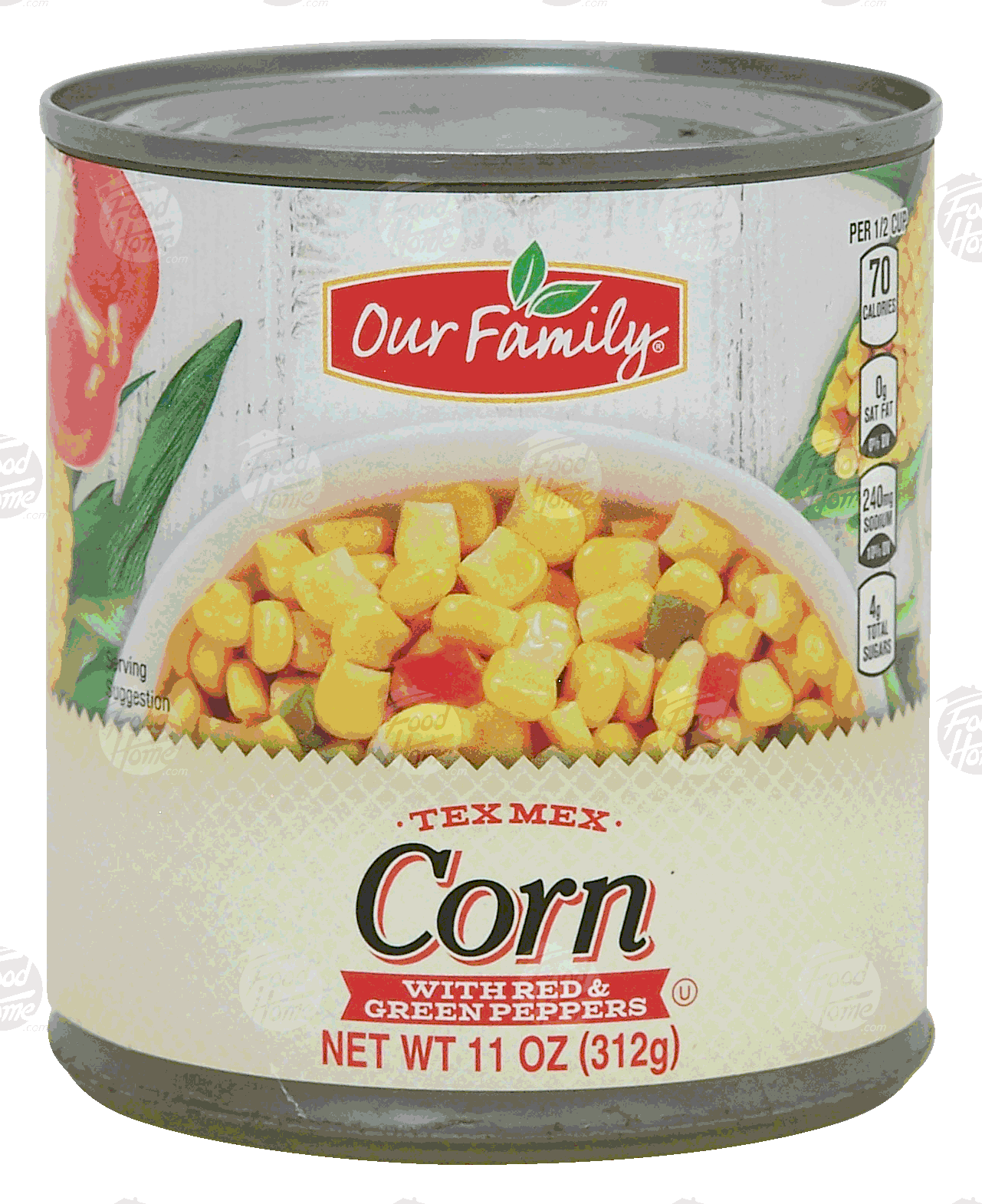 Our Family Tex Mex corn with red & green peppers Full-Size Picture